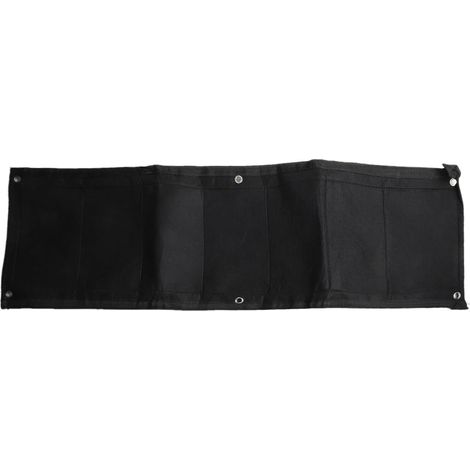 Sac de jardin vertical en feutre à 7 poches, suspendre au mur, culture peu encombrant, support (1/4)