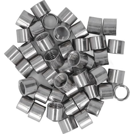 Kit de 50 écrous de raccordement M8 femelles robustes en acier inoxydable pour la maintenance et la réparation de machines (1/5)
