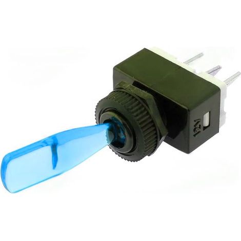 Beleuchteter Kippschalter 12V BLAU 6A/12Vdc ON-OFF
