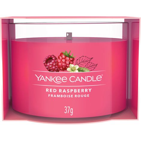 Minivela Yankee Candle de FRAMBUESA ROJA 37g