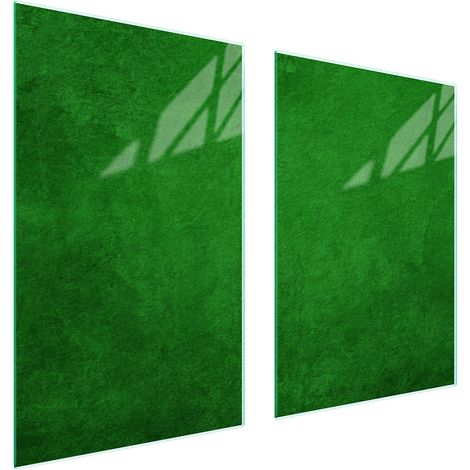 Assiette de protection en verre pour la cuisine 65x52 verte (1/5)