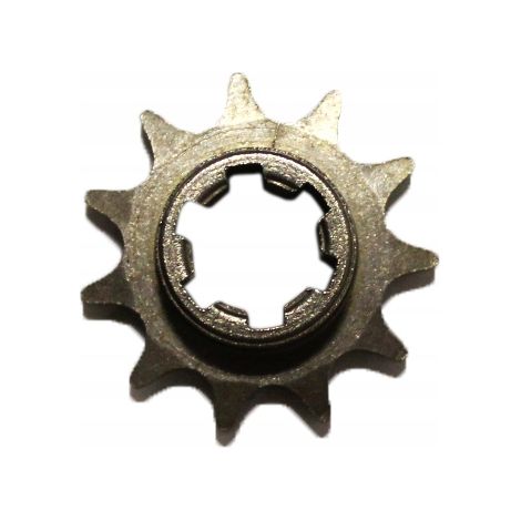 Piñón delantero de 11 dientes T8F para minimoto, cross, quad y pitbike de 2 tiempos. (1/3)