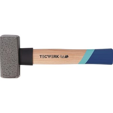 TECWERK Fäustel Kopf-G.1500g Hickory Stielschutzhülse TECWERK