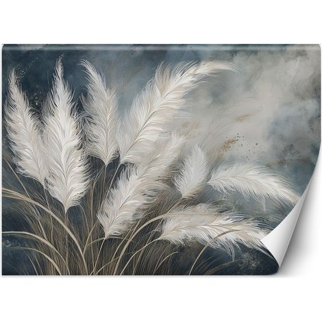 Papier peint Herbe de la pampa Botanique 150x105 (1/5)
