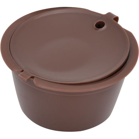 Ensemble de 3 capsules de café réutilisables et rechargeables avec filtre, cuillère et goupillon. (1/5)