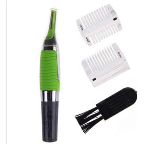 Man Ear Nose visage cou Sourcils Tondeuse lumières LED Rasoir Clipper Cleaner (1/2)