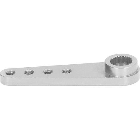 Bras de servo rallongé 25T en aluminium pour voitures RC 1/8 et 1/10, couleur argent (1/5)