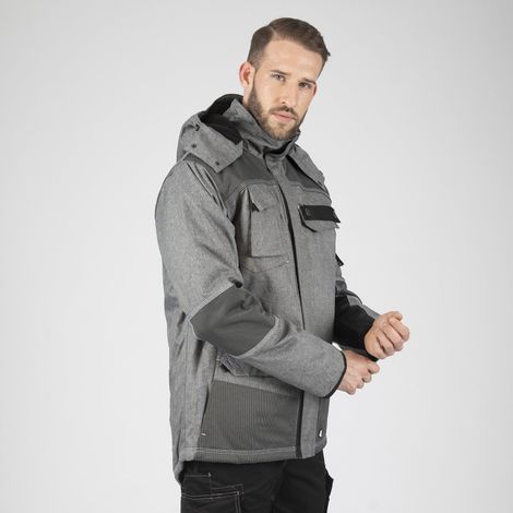 GUILLAUMET PARKA DE TRAVAIL 2279 Gris chiné , Noir L (1/5)