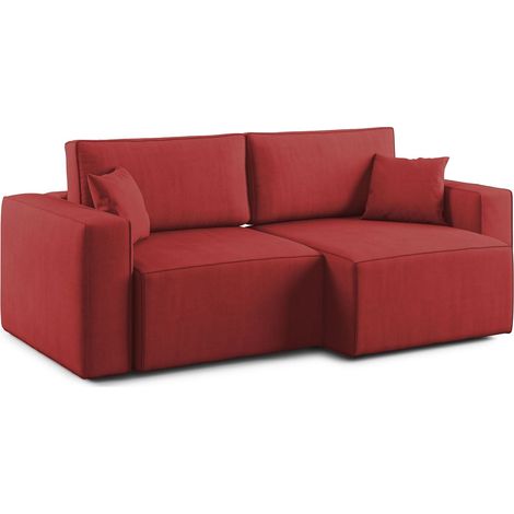 Morfeo Divano in tessuto impermeabile 180 cm  rosso