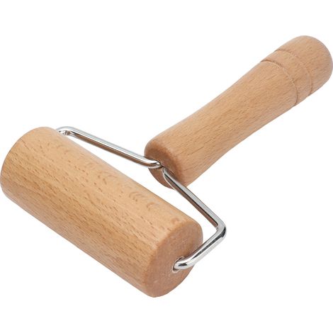 Rouleau à pâtisserie en bois pour pizza, pain et gâteaux - ustensile de cuisine boulangerie maison (1/5)