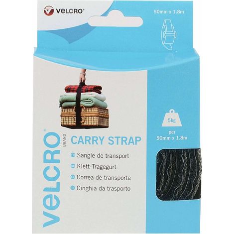 Férula ajustable de velcro negra para transporte práctico