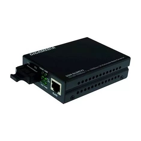 Gigamedia GGM843MCV2 10/100/1000SX SC convertidor de medios rj45