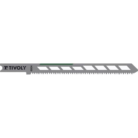 Tivoly • 2 hojas de sierra de calar • Larga vida útil • Corte preciso • Corte fino • Accesorio tipo U • Para todo tipo de madera