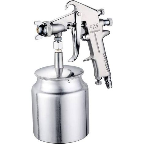 Pistola a spruzzo professionale ad aria compressa, pistola a spruzzo per vernici a base d'olio e d'acqua, vernice spray per la casa e progetti fai da te, leggera, adatta a principianti e professionist (1/5)