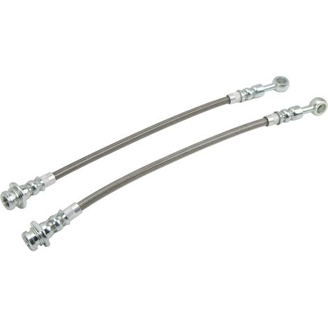 Flexibles de frein arrière rallongés en acier inoxydable robuste pour Nissan Patrol GQ Y60, 1988-1997, kit de conduites renforcées (1/5)