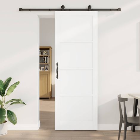 Puerta Corredera  y Negro 83 x 232 cm