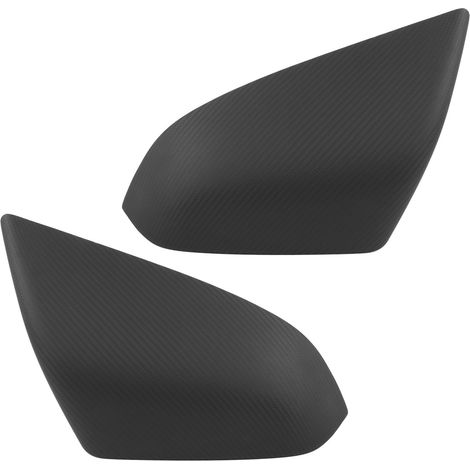 Paire de coques de rétroviseurs extérieurs, finition fibre de carbone sèche, compatibles avec Tesla Model S (2012-2021), texture fibre de carbone mate (1/5)