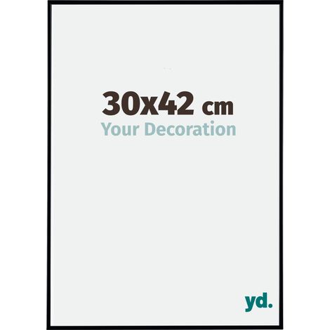 yd. - Cadre photo 30x42 - Noir Mat - Plastique - Evry (1/5)