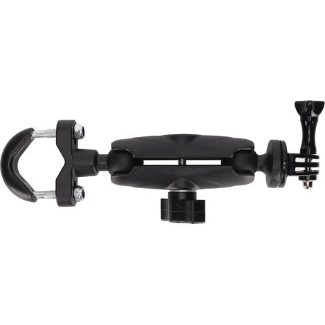 Support universel pour caméra de vélo rotatif à 360° avec pas de vis 1/4 pouce, compatible avec les caméras d'action et les appareils photo numériques. (1/5)