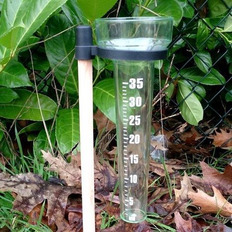 Pluviometer Regenmesser mit Stab (1/2)