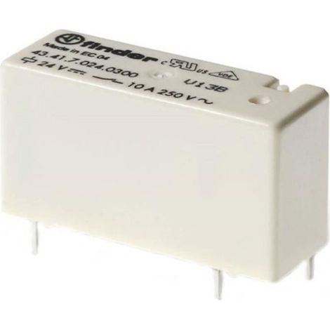 Relais - Finder - 43.41.7.006.0300 - 6 V/DC - 10 A - 1 NO (T)