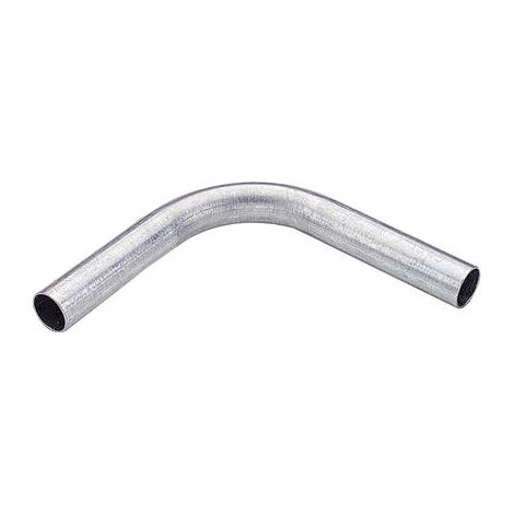 Curva TAZ a 90 gradi ricavate da tubo TAZ, Materiale acciaio zincato secondo EURONORM 142/95 e 147/91, Diametro esterno tubo 40mm