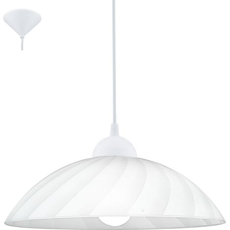 Eglo Pendelleuchte Vetro weiß Ø 35 cm E27, max. 60 W Pendelleuchte (1/3)