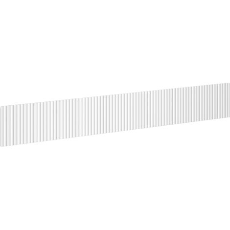 Mexen Rivel frente ranurado para el cuerpo del armario de baño 140 x 20 cm, blanco mate - 91A20-1400-235-1-01 (1/2)