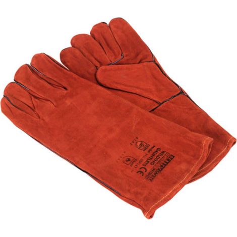 Sealey Leather Welding Gauntlets Lined Pair SSP141 (1/2)