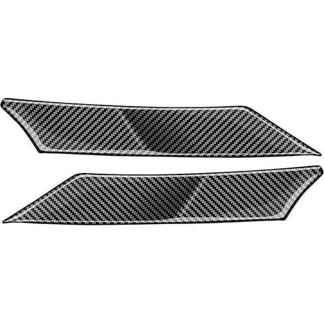 Garniture de panneau de vitre latérale avant en fibre de carbone pour montant A extérieur de Sienta Série 10 2022-2023 (1/5)