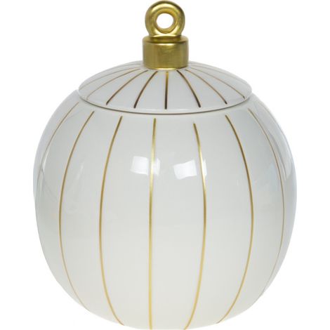 Amadeus - Boîte boule de Noël en céramique H15 cm (1/2)