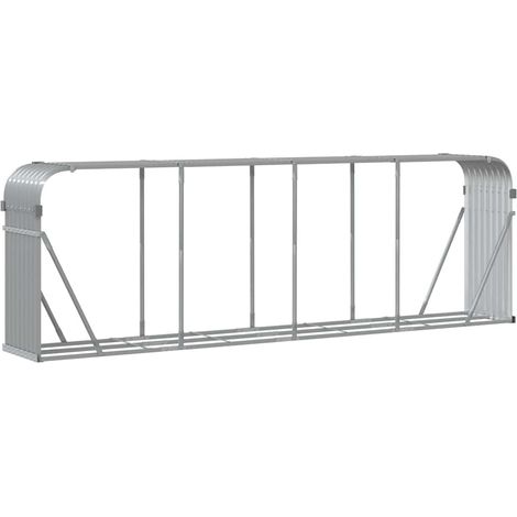 Maison Exclusive - Portalegna Grigio Chiaro 300x45x100 cm Acciaio Zincato