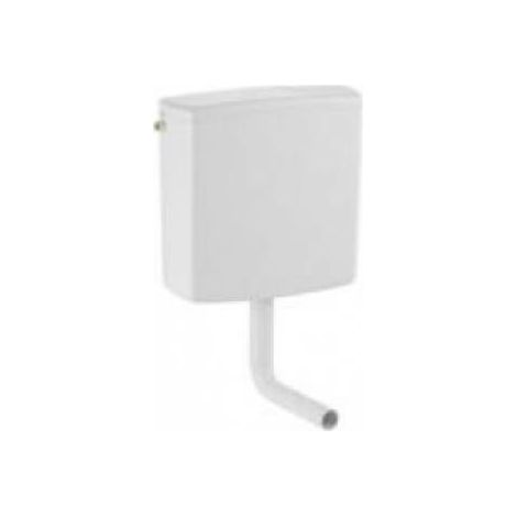 Geberit Spülkasten mit Twico weiß mit verschraubten Deckel 140314111 (1/5)