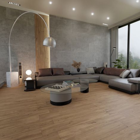 Gres Porcelánico Efecto Madera Rústica Nogal Mate 20X120 - EPNT277 (Ceramishop.es) (1/5)