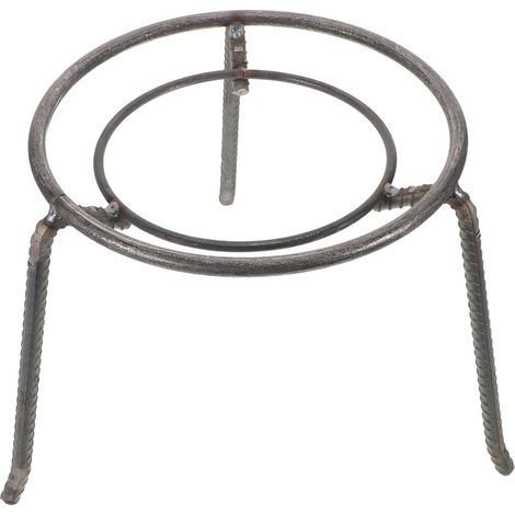 Trépied de camping robuste en acier – Support triangulaire rond pour casserole et bouilloire (1/5)