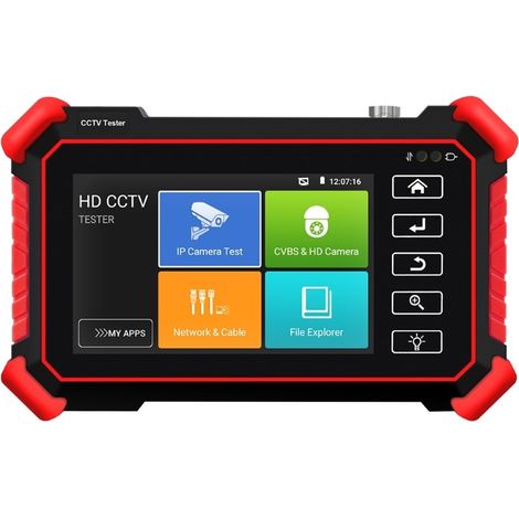 Testeur de vidéosurveillance prenant en charge la caméra IP Testeur De Caméra IP 4K Testeur De Vidéosurveillance 8MP Iptv Mini Moniteur 4 Pouces AHD TVI CVI HD Test Vidéo H.265 PoE Câble D'alimentatio (1/5)