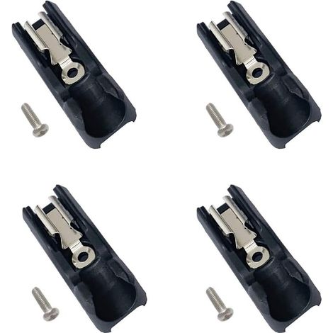 Lot de 4 porte-embouts avec vis, compatibles avec Dewalt 20V Max, pour perceuses-visseuses DCD771 DCD980 DCD985 (1/4)