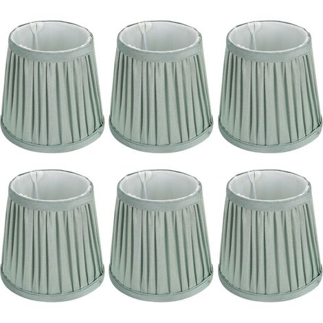 Jeffergarden Applique murale moderne, abat-jour en tissu, couverture de lampe, accessoire pour lustres, vert, 6 pièces (1/5)