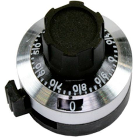 Bourns H-516-6A Manopola di regolazione Nero (Ø x A) 22.8 mm x 24.8 mm 1 pz. (1/2)