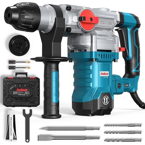 Hammer Drill, 1500W 6J, 6 Speed, 4 Functions Chuck SDS-Plus (1/5)