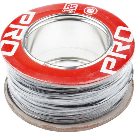 Câble pour environnement difficile RS PRO, 20, +150°C max, ETFE Noir, 100m ( Prix pour Bobine de 100 Mètres )