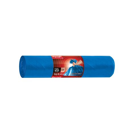 Sacchi per la spazzatura Paclan Big&Strong 120L 25 pezzi