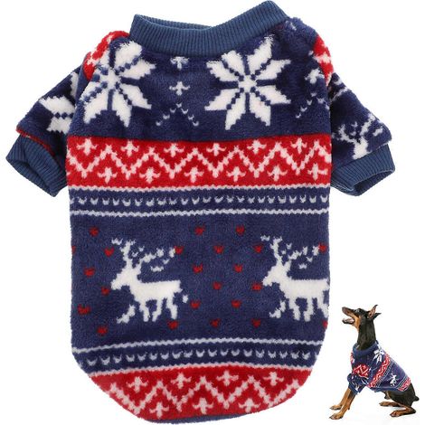 Déguisements de Noël pour chiens, vêtements de Noël pour animaux de compagnie, vêtements confortables pour animaux de compagnie, vêtements amusants pour animaux de compagnie, décorations-S