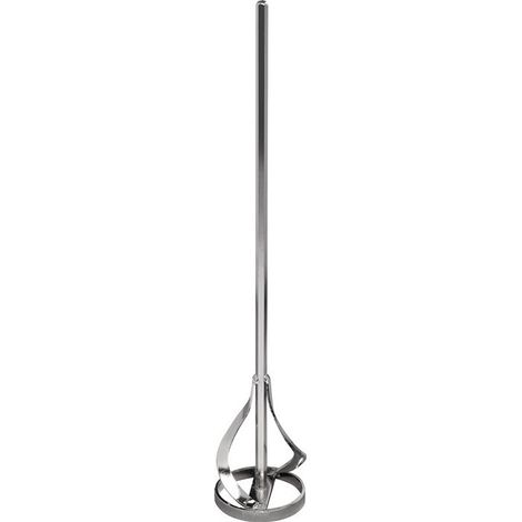 Malaxeur pour perceuses D. de panier mélangeur 70 mm L. 400 mm 10 kg 6 pans, SW 8 mm PROMAT