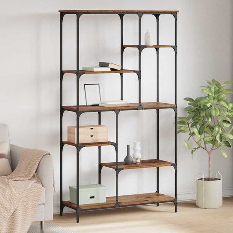 Estante de libros Madera vieja 99 x 35,5 x 176 cm vidaXL