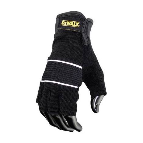 Gants de protection DeWalt dpg213l sans doigts résistants abrasion