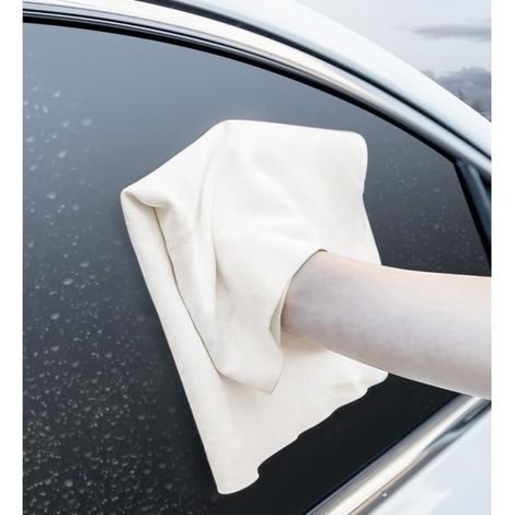 Premium Magic Car Drying Chamois Leather, Lint-Free, Scratch-Free (50x70cm) (1/4)
