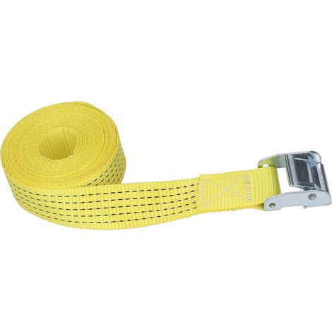 Sangle d’arrimage robuste 49mm 6m pour moto, camion, remorque et bagages - courroie de fixation lourde pour chargement (1/5)