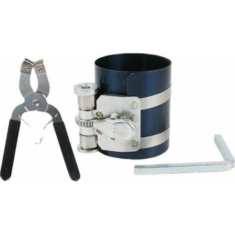 Car Piston Ring Pliers, 3 Inch 53-175mm Piston Ring Compressor, Car Piston Ring Removal Pliers, Piston Installation Tools MUMU (1/4)