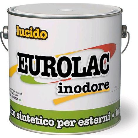 SMALTO sintetico lucido LAIV EUROLAC INODORE 2,5 Litri MOGANO 537